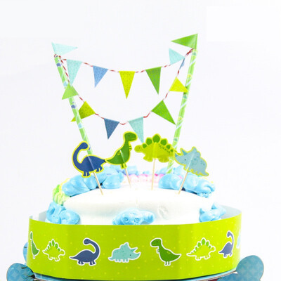 

FUNNYBUNNY Cupcake Topper Bunting Flags Picks Kids Birthday Party Wedding Baby Shower Cake Baking Decorationcake bunting