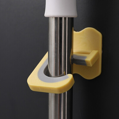 

Toponeto Wall Mounted Mop Organizer Holder Brush Hanger Storage Rack Kitchen Tool