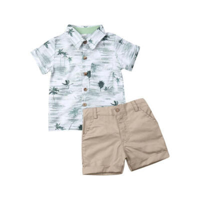 

UK Stock Kids Baby Boy Gentleman Clothes Shirt Tops Shorts Pants Formal Outfits
