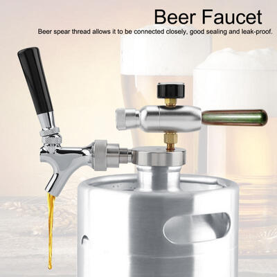 

Greensen Stainless Steel Beer Spear Faucet Tap Dispenser Kit for 2L36L4L Mini Keg Beer Growler