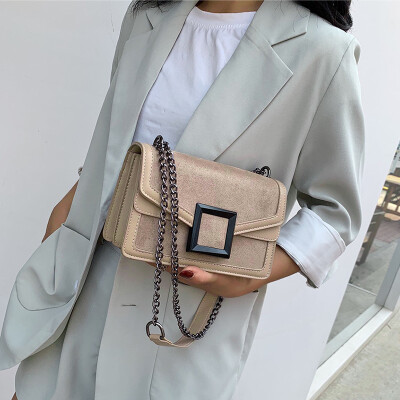 

Ins super fire on the new chain small bag female 2019 new wave Korean version of the wild retro matte shoulder Messenger bag