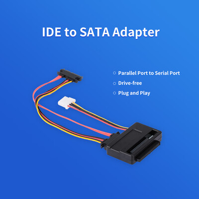 

IDE to SATA Adapter Parallel Port to Serial Port 25in 35in IDE Interface HDD Base Hard Drive Adapter