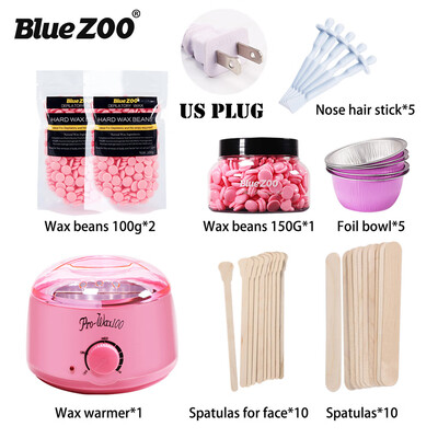 

〖Follure〗Wax Warmer Heater Pot Hair Remove Machine Kit Wax Beans Removal Stick Bowls Set