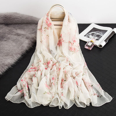 

Korean version of the scarf spring&autumn silk scarf female chiffon scarf wild excellent soft yarn sunscreen long shawl beach towel