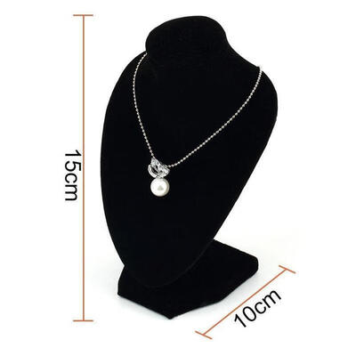 

Jewelry Display Storage Mannequin Necklace jewelry Bracelet Watch Stand Holder Black
