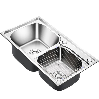 

MG MEJUE Z-02442 kitchen 304 stainless steel sink double trough without faucet sink sink sink on the counter basin