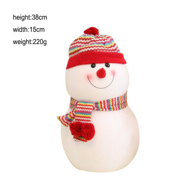 

Toponeto Christmas Decorations Smile Face Size Snowman Decoration Scene Decoration