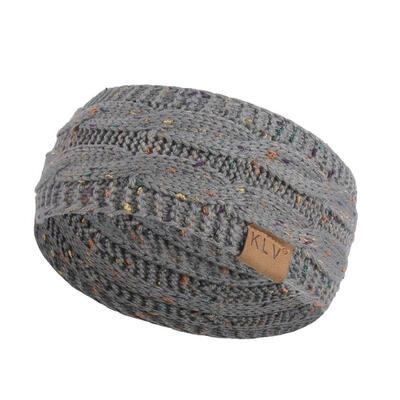 

Winter Women\s Warm Headband Skiing Knitted Ear Warmer Elastic Wide Headwrap