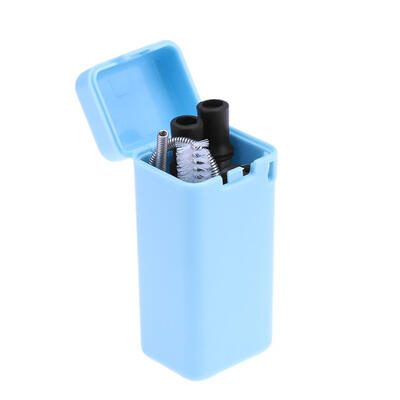 

Rust Proof Reusable Stainless Steel Folding Straw with Cleaning Brush