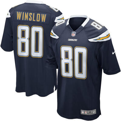 

Youth Football Jersey San Diego Chargers Kellen Winslow Navy Retired Player Game Jersey