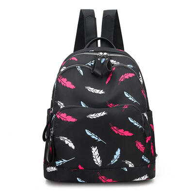 

Women Print Backpack Waterproof Oxford Casual Girl Daily Shoulder Schoolbag