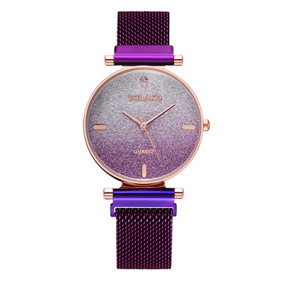 

Women Watches Simple Stlye Dial Ladies Casual Quartz Wristwatch Magnetic Buckle Strap Clock Dress Gift Zegarki Damskie