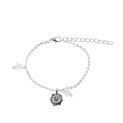 

Skisneostype- Kpop BTS Bracelet Bangtan Boys Adjustable Titanium Steel Bracelet