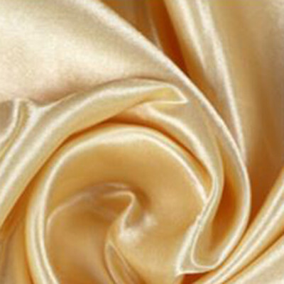 

Satin Curtain Cloth Silky Solid Color Semi-shading Panel Eyelet Livingroom