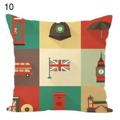 

Taj MahalBig BenTower Bridge Throw Pillow Case Cushion Cover Sofa Bed Decor