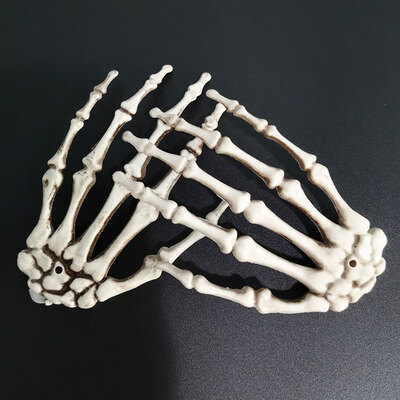 

DIY Halloween Party Hand Bone Decoration Plastic Skeleton Decorations Props Haunted Bar Trick Decorative Toy