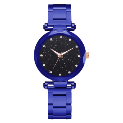 

Steel belt watch fashion diamond-studded alloy quartz watch female star watch