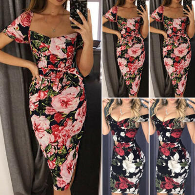 

Women Dress Cocktail Maxi Party Evening Beach Sundress Summer Casual Boho