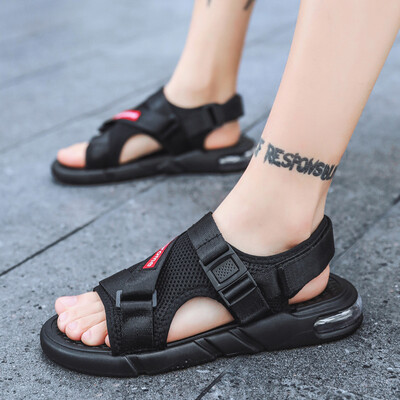 

2019 new summer driving sandals mens trend youth outdoor casual shoes sports beach shoes lightweight non-slip shoes