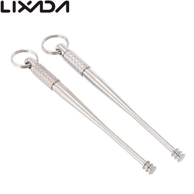 

Lixada 2pcs Titanium Alloy Earpick Ear Cleaner Curette Earwax Remover