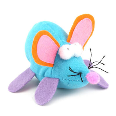 

Cute False Mouse Cat Plush Toy Pulling Vibrate Shock Pet Interactive Teaser