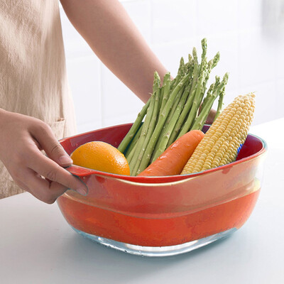 

Toponeto Square DrainS Sealed Box Ginger Garlic Food Container Refrigerator Storage