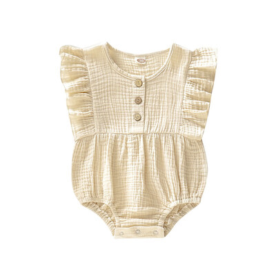 

Summer Baby Newborn Girls Cute Jumpsuit Flare Sleeve Romper Infant Casual Bodysuit Outfits