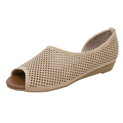 

Rose Summer Sandals Fish Mouth Wedges Shoes Womens Sandals Comfortable Mother Shoes