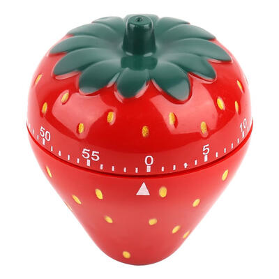 

Greensen Strawberry Shaped 60 Minutes Kitchen Timer Mechanical Time Reminder Countdown ReminderKitchen Timer
