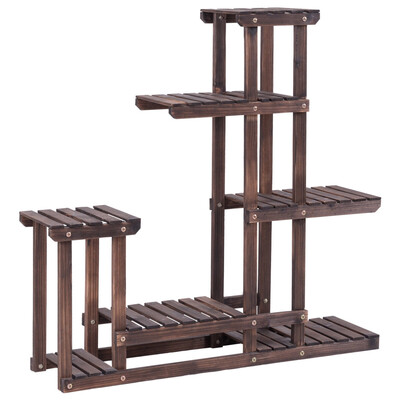 

6 - Tier Wooden Plant Pot Stand Rack