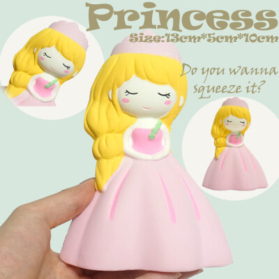 

Gotoamei Squishyies Cartoon Adorable Princess Scented Slow Rising Squeeze Stress Reliever Toy