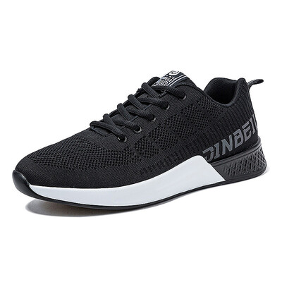 

Flying woven sports shoes mens breathable running shoes tide shoes men