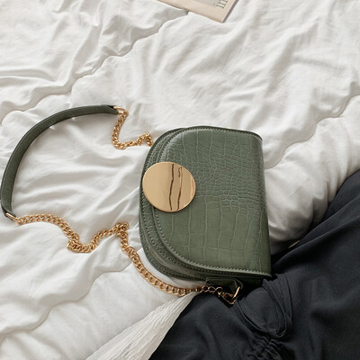 

Womens bag 2019 new fashion chain shoulder bag summer small fresh air Messenger bag wild ins chain bag