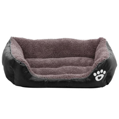 

Large Square Pet Dog Bed Cushion Puppy House Soft Fleece Warm Kennel Mat