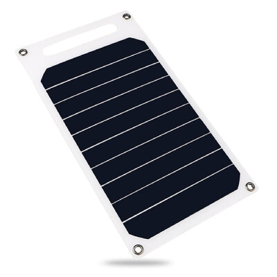 

6W 5V Solar Panel with USB Port Monocrystalline Silicon Solar Cell for Outdoor Camping Climbing Hiking Travel Compatible for iPhon