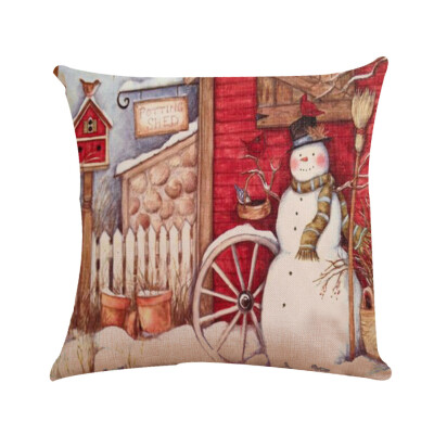 

〖Follure〗Christmas Pillow Covers Embroidery Throw Pillow Cases for Home Car Decorative