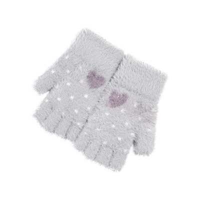 

Tailored Women Cute Winter Knitted Gloves Soft Multifunctional Warm Plush Mitten