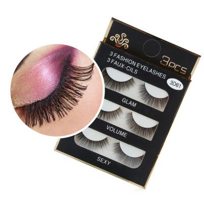 

〖Follure〗1 Box Luxury 3D False Lashes Fluffy Strip Eyelashes Long Natural Party