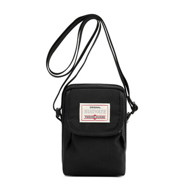 

Leisure mobile phone bag summer&autumn mini messenger bag Joker canvas mobile phone coin purse nylon shoulder bag