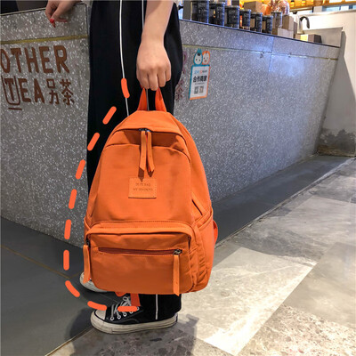 

ins bag girl son campus Korean version of high school students double-shoulder bag large-capacity Sen department ancient sense gir