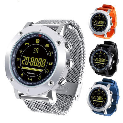 

Bluetooth Smart Watch Call SMS Alert Pedometer Fitness Tracker 5ATM Waterproof Sport Wristwatch for IOS Android