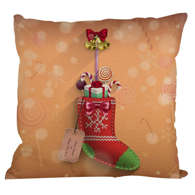 

Tailored New Christmas Cotton Linen Pillow Case Sofa Cushion Cover Home Decor A