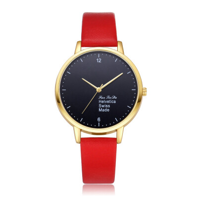 

Womens Watches Top Brand Dial Ladies High Quality Quartz Wristwatch Solid Color Leather Strap Clock Casual Relogio Feminino50