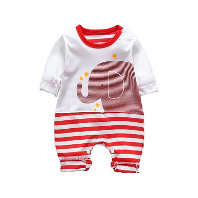 

Autumn Baby Boy Girl Clothes Casual Rompers For Infant Cute Cartoon Print Long Sleeve Children Jumpsuit Outfits for Babe
