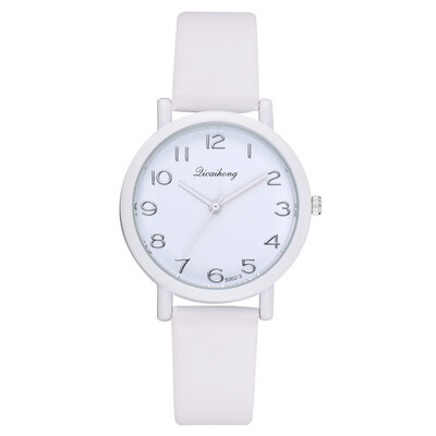 

Simple Jelly Multicolor Leather Casual Sport Quartz Watches Men Women Pure Hand Clock Simple Minimalist Wrist Watches &Ff