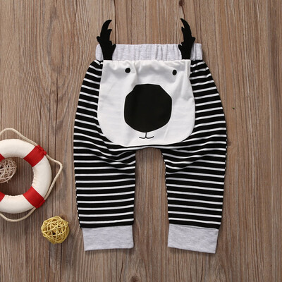 

Infant Baby Harem Pants Boys Girls Cartoon Bottoms Long Pants Leggings Trousers