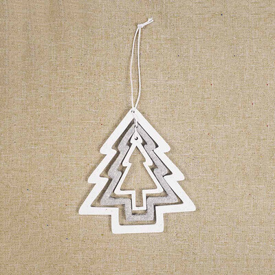 

Colorful Multi Type Christmas Wooden Gold Powder Ring Pendants