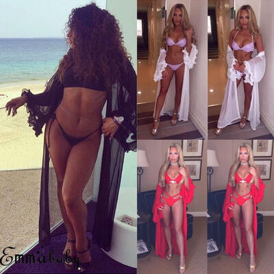 

Sexy Women Loose Kimono Cardigan Top Beach Maxi Dress Bikini Cover Up Long Coat Blouse