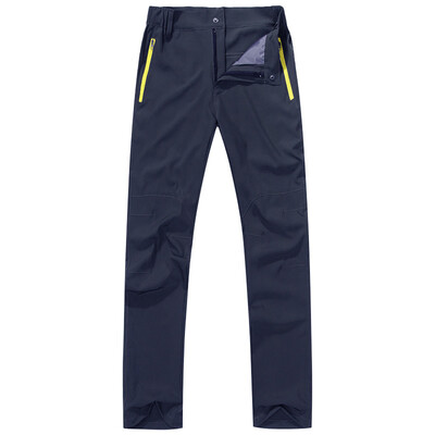 

Ladies Outdoor Sports Gym Trousers Zipper Solid Bottoms Quick Dry Workout Pants