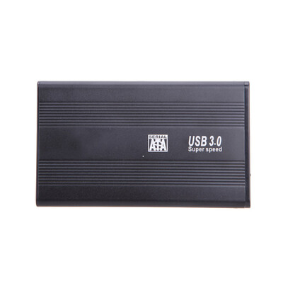 

USB 30 SATA 25" inch HD HDD Hard Disk Drive Enclosure Aluminum Case Box